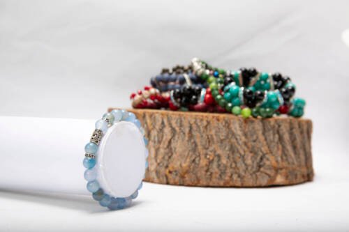 PULSERA DIAMANTADA OPALINA